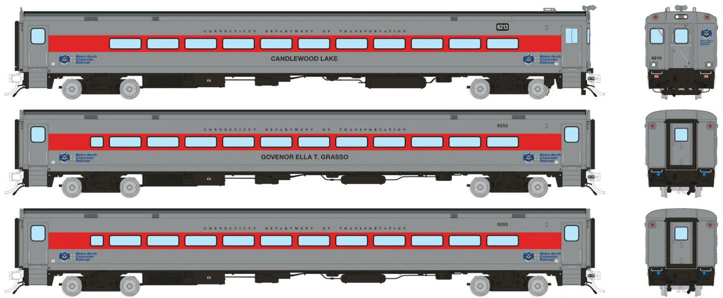 RAPIDO COMET II COMMUTER CAR - CDOT 1990s SCHEME (3 CAR SET)