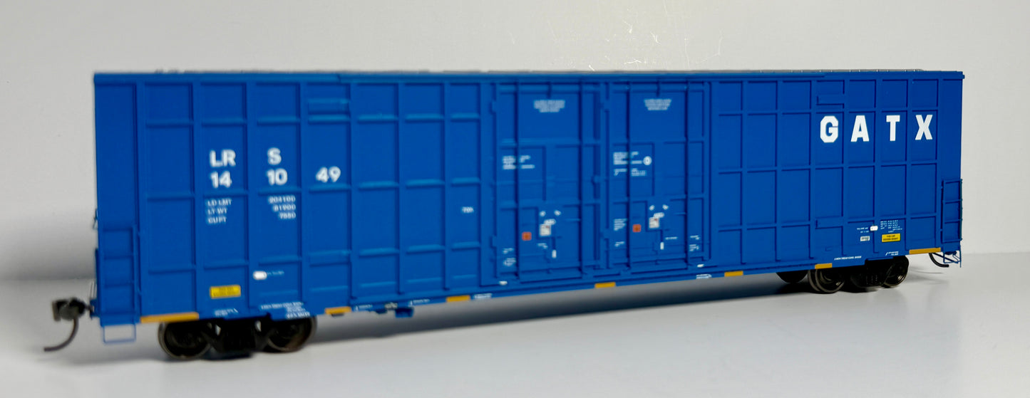ATLAS MASTER GUNDERSON 7550 DOUBLE DOOR BOXCAR - GATX LRS REPORTING MARKS