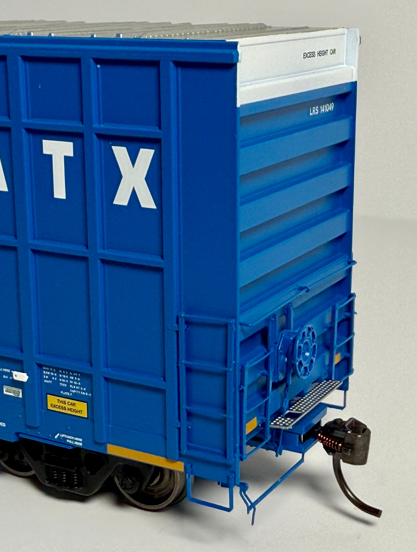 ATLAS MASTER GUNDERSON 7550 DOUBLE DOOR BOXCAR - GATX LRS REPORTING MARKS