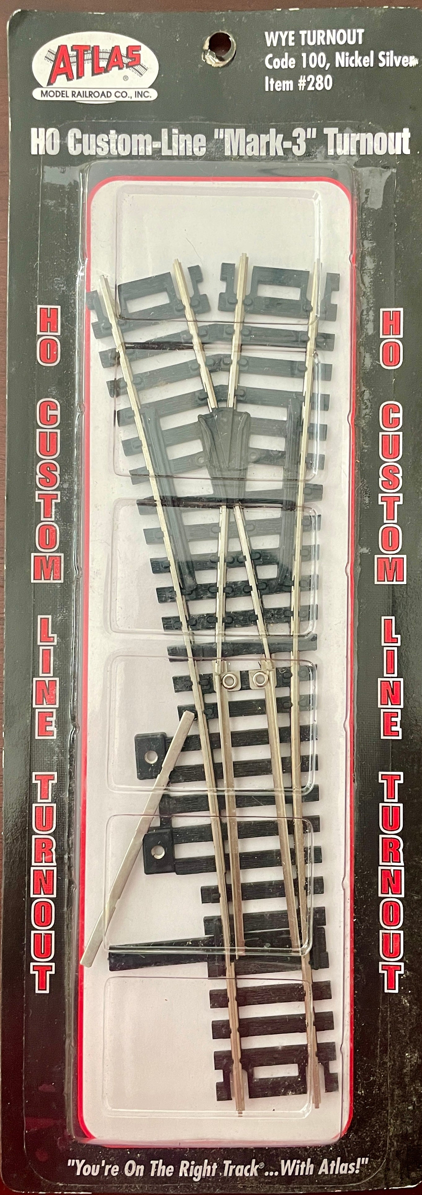 Atlas Code 100 #4 WYE Turnout #280