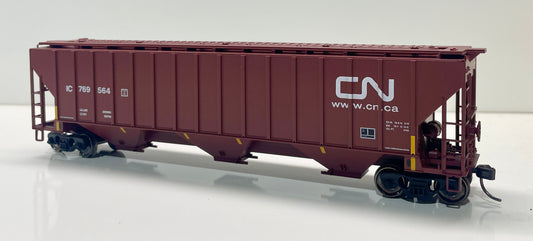 ATLAS TRAINMAN THRALL 4750CF COVERED HOPPER - CN (IC REPORTING MARKS)
