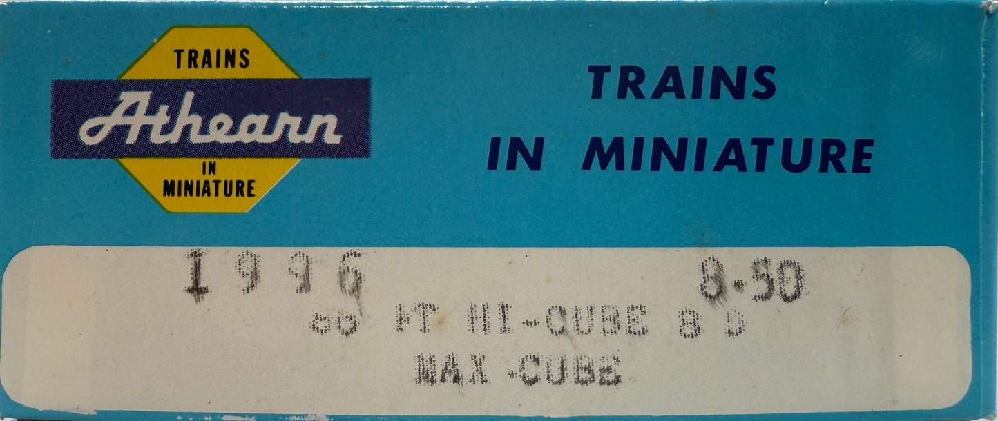 ATHEARN BLUE BOX BUILT KIT 8 DOOR 86' HIGH CUBE BOXCAR - MAXI-CUBE (WASHINGTON CENTRAL)