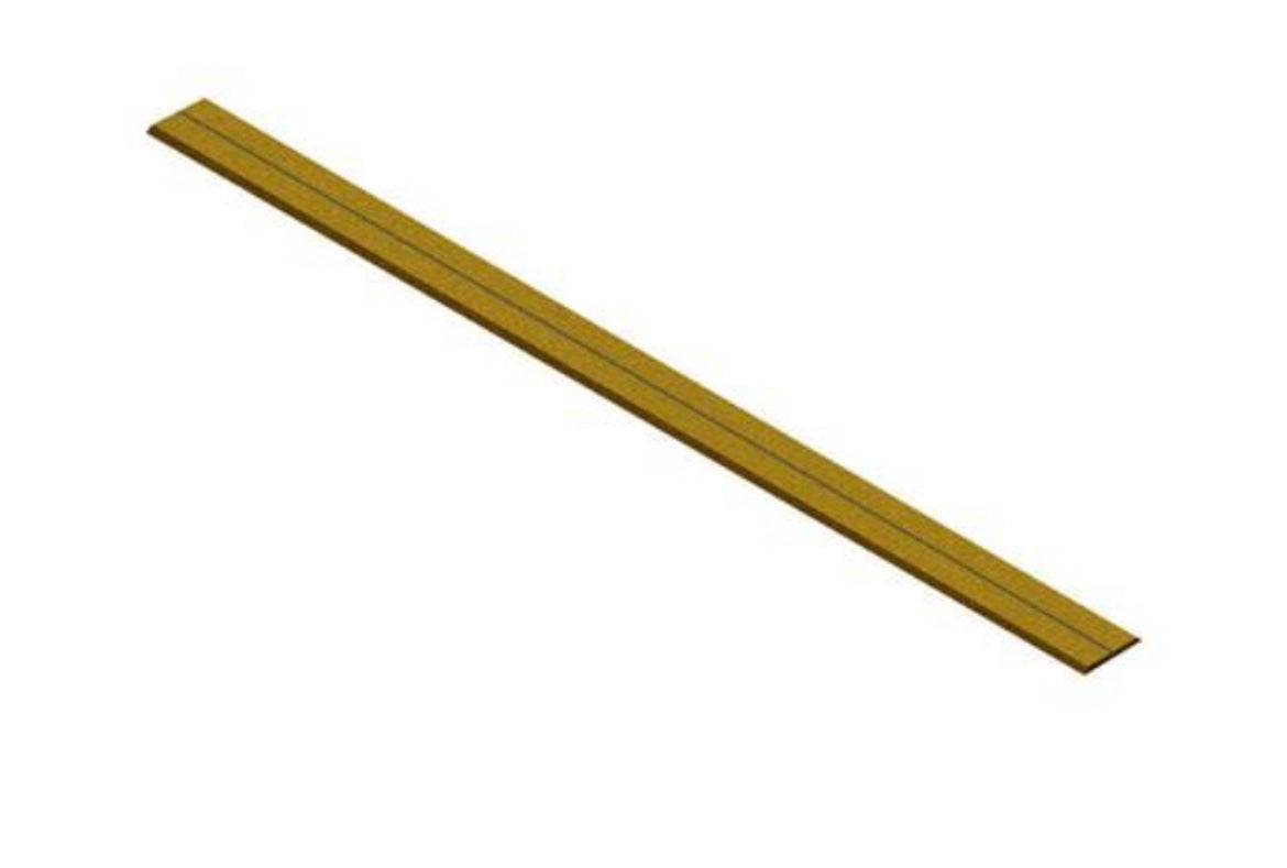 MIDWEST PRODUCTS CORK ROADBED 3' SINGLE SECTION