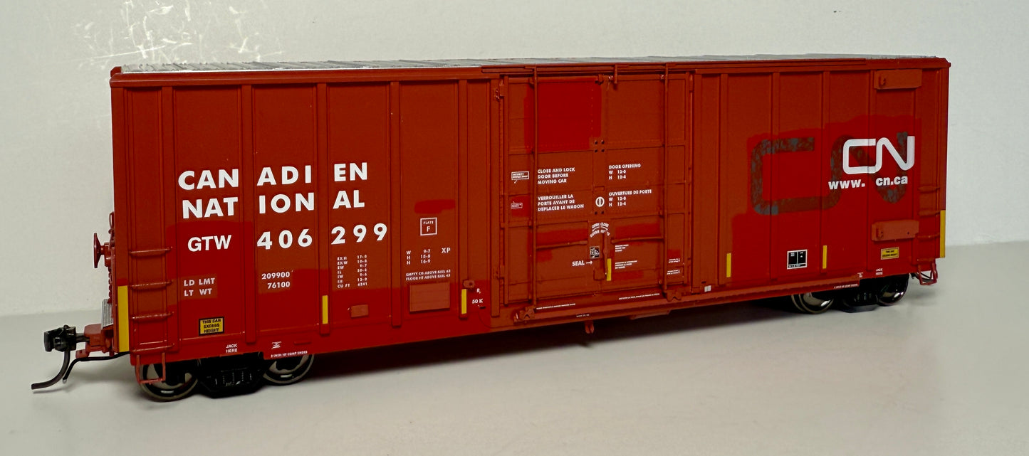 PRAIRIE SHADOWS TRINITY 50' HIGH CUBE BOXCAR - CN PATCH GTW