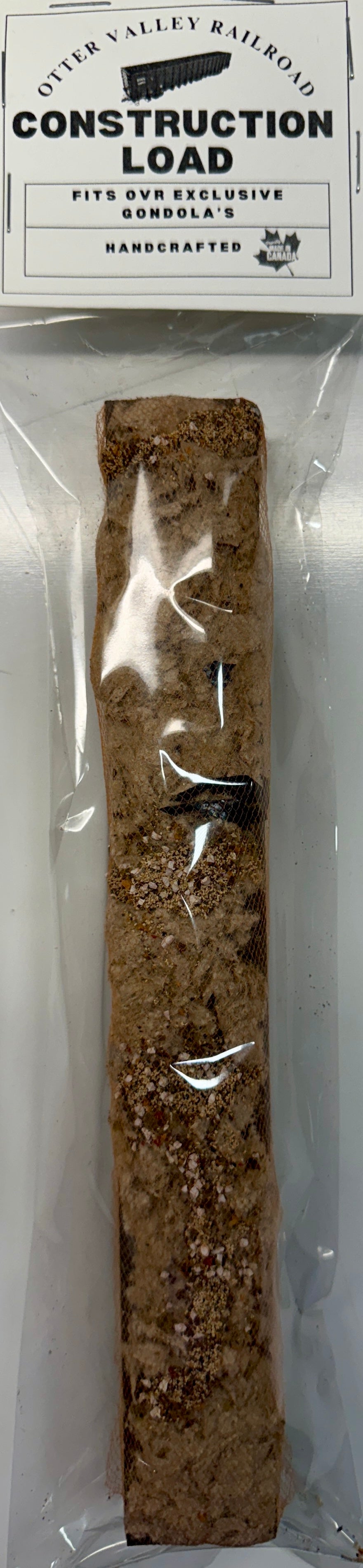 OTTER VALLEY RAILROAD 6400 CF CONSTRUCTION DEBRIS LOAD (FOR OVR 6400 CUFT GONDOLA)