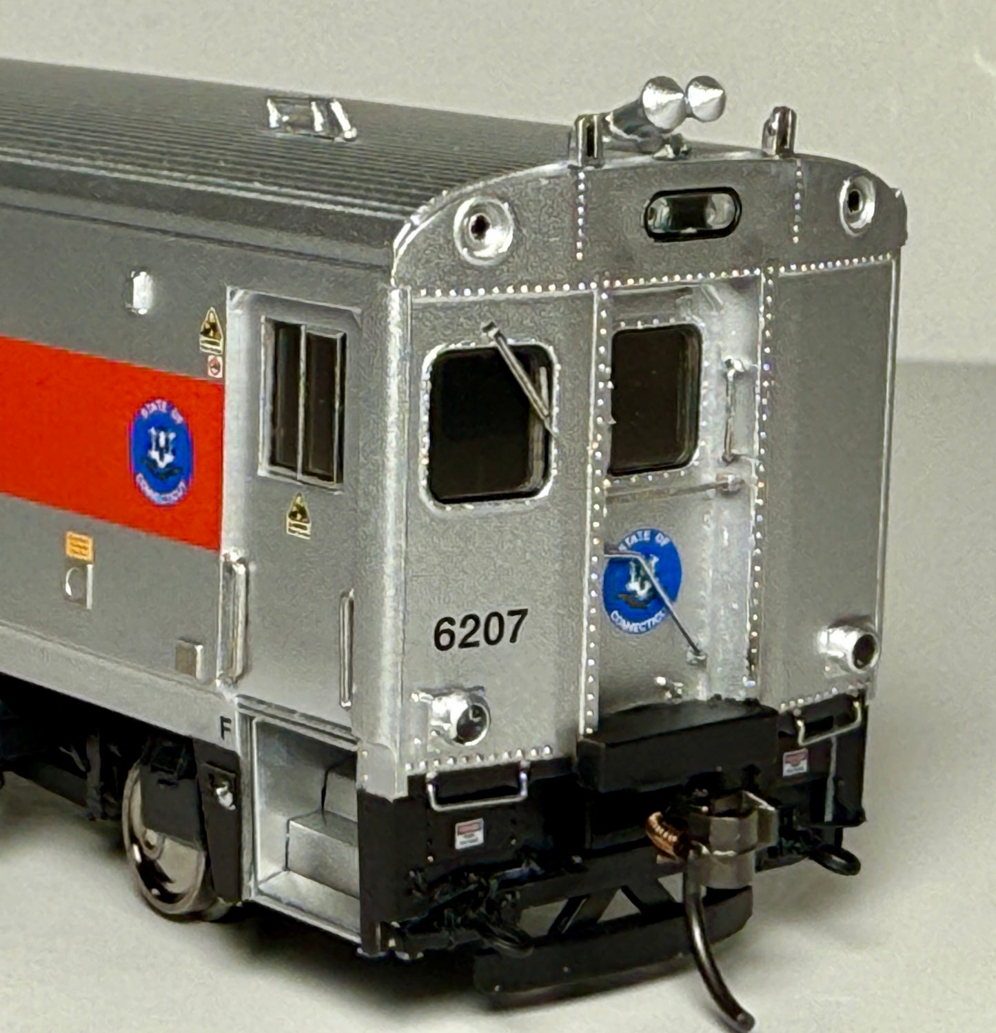 RAPIDO COMET COMMUTER CAR 3 UNIT SET - CONN DOT