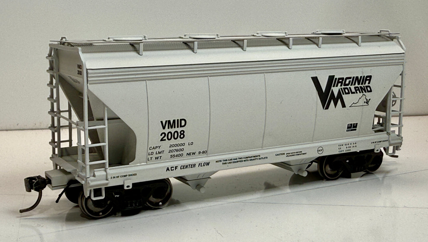 MT CUSTOMS VIRGINIA MIDLAND (VMID) INTERMOUNTAIN 2 BAY COVERED HOPPER