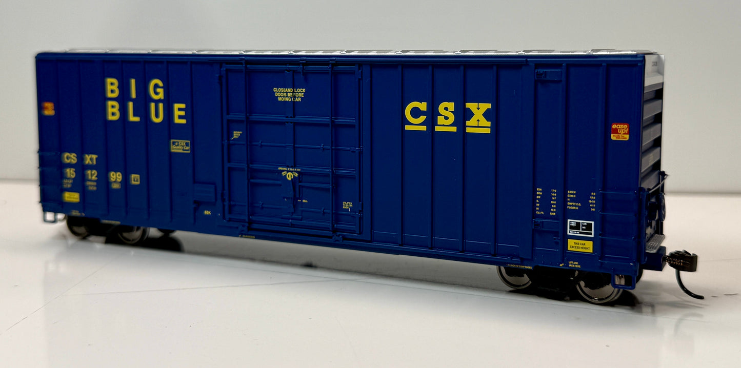 WALTHERS PROTO GUNDERSON 50' HIGH CUBE BOXCAR - CSX BIG BLUE