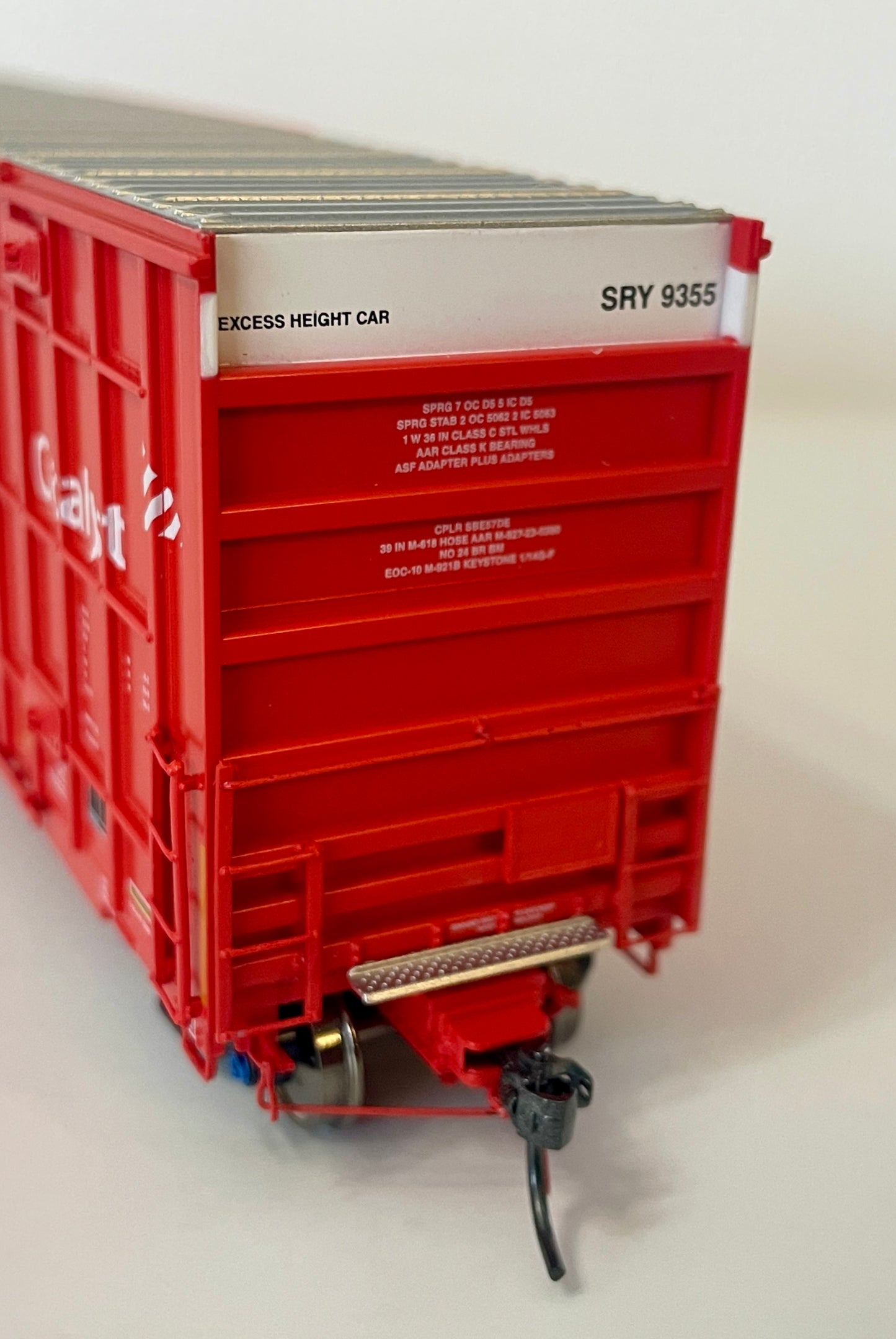 PRAIRIE SHADOWS TRINITY 50' HIGH CUBE BOXCAR - SRY CATALYST