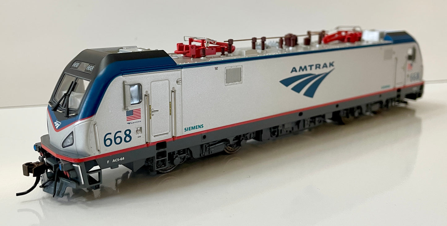 BACHMANN SIEMENS ACS-64 ELECTRIC DCC/WOW SOUND - AMTRAK #668