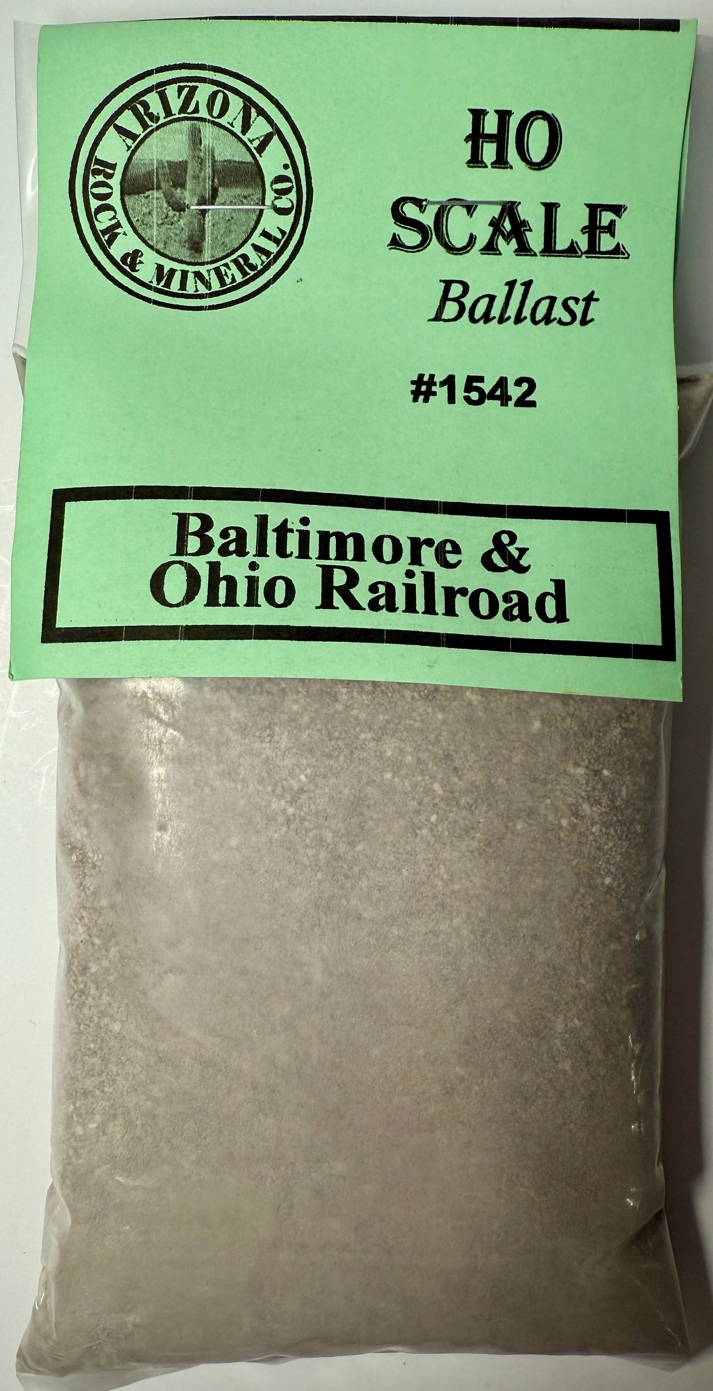 ARIZONA ROCK AND MINERAL BALLAST - BALTIMORE & OHIO