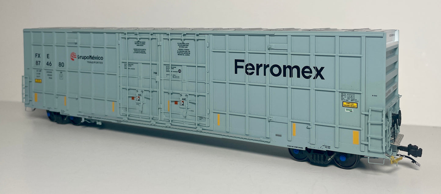AURORA MINIATURES GREENBRIER 7550 CF 60' PLATE F BOXCAR - FERROMEX