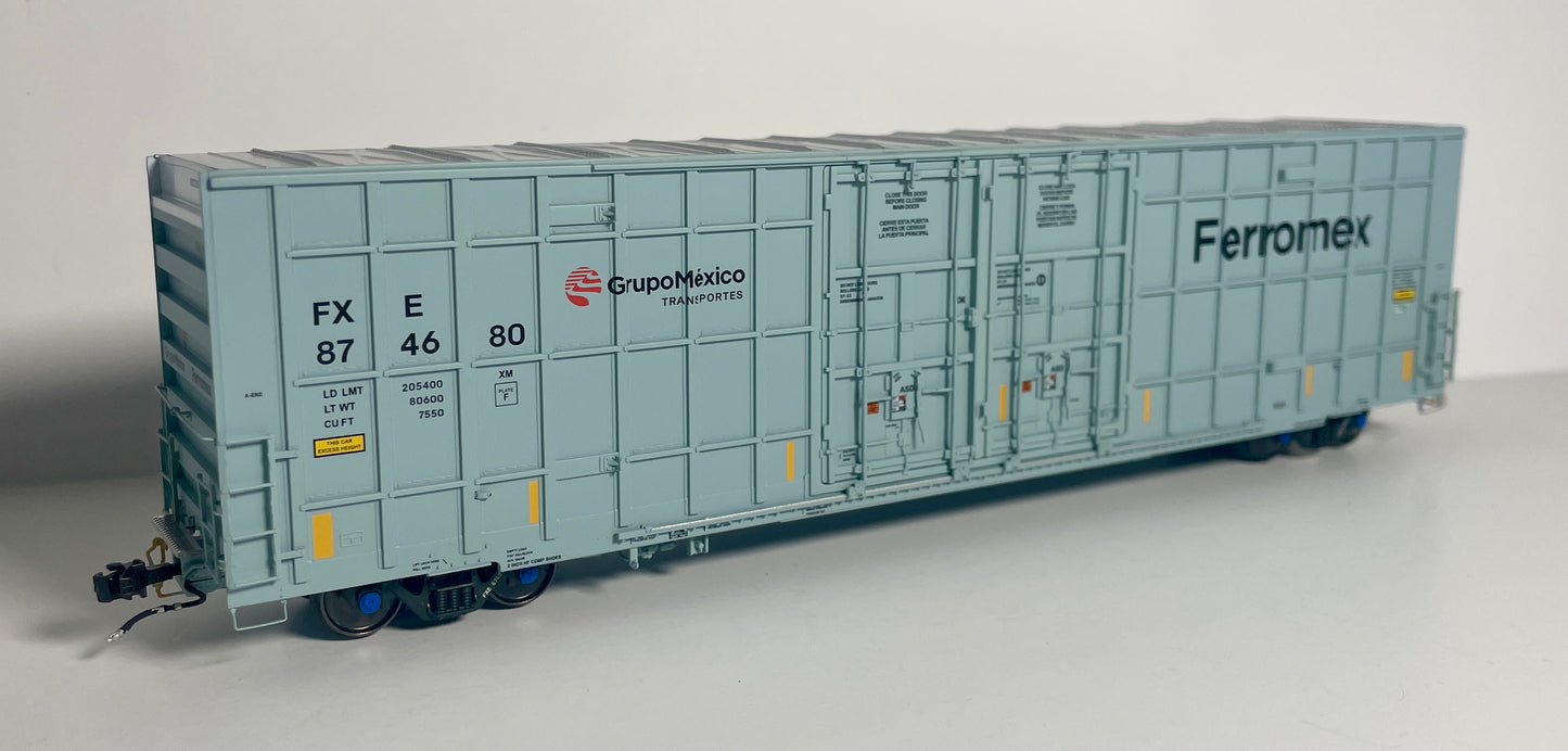 AURORA MINIATURES GREENBRIER 7550 CF 60' PLATE F BOXCAR - FERROMEX