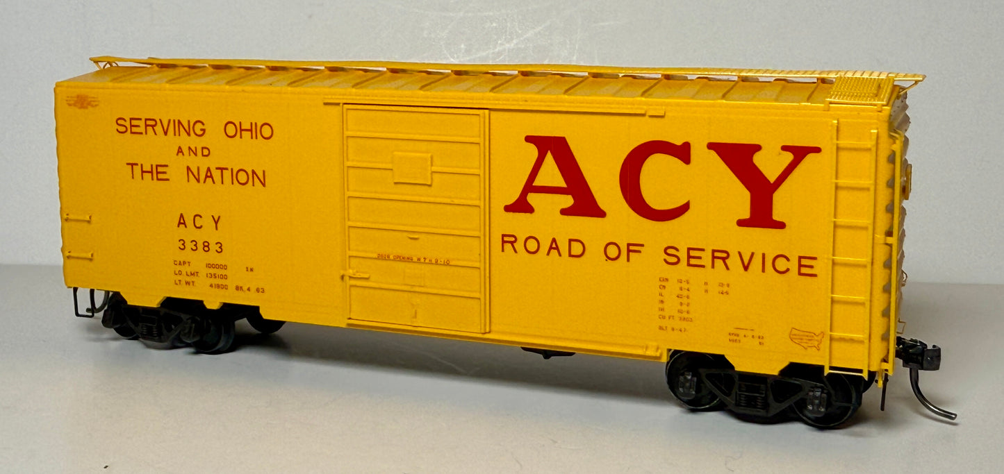 KADEE 40' PS BOXCAR AKRON CANTON & YOUNGSTOWN - #3383