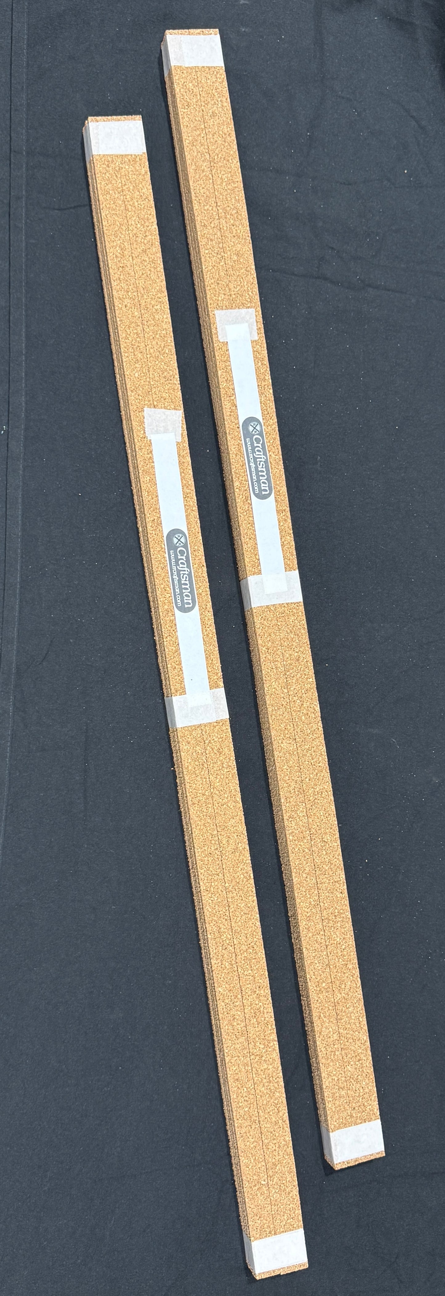 RR CRAFTSMAN CORK HO ROADBED 3' SECTION (4 PACK)