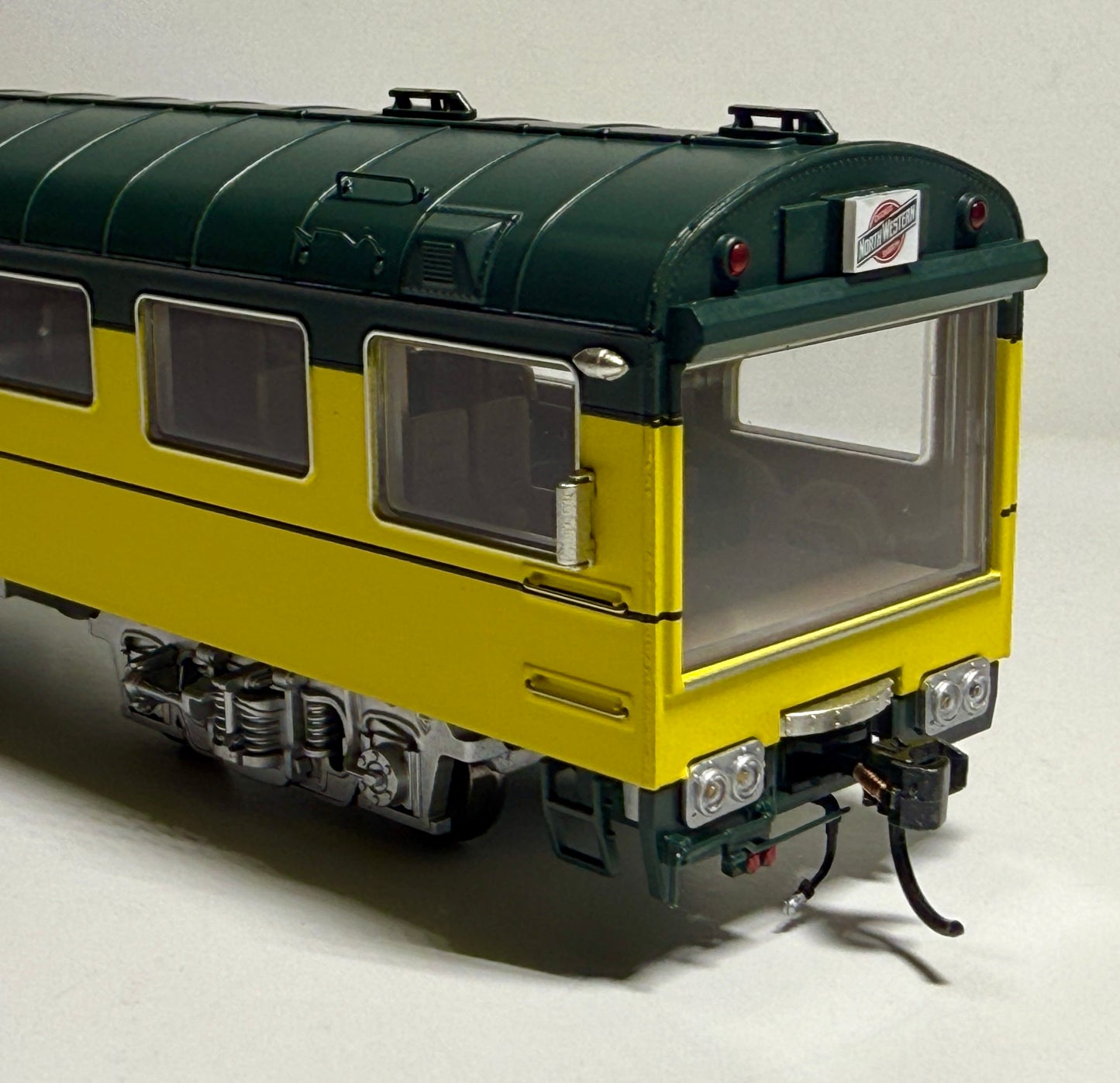 BROADWAY LIMITED TRACK INSPECTION CAR - C&NW FOX RIVER