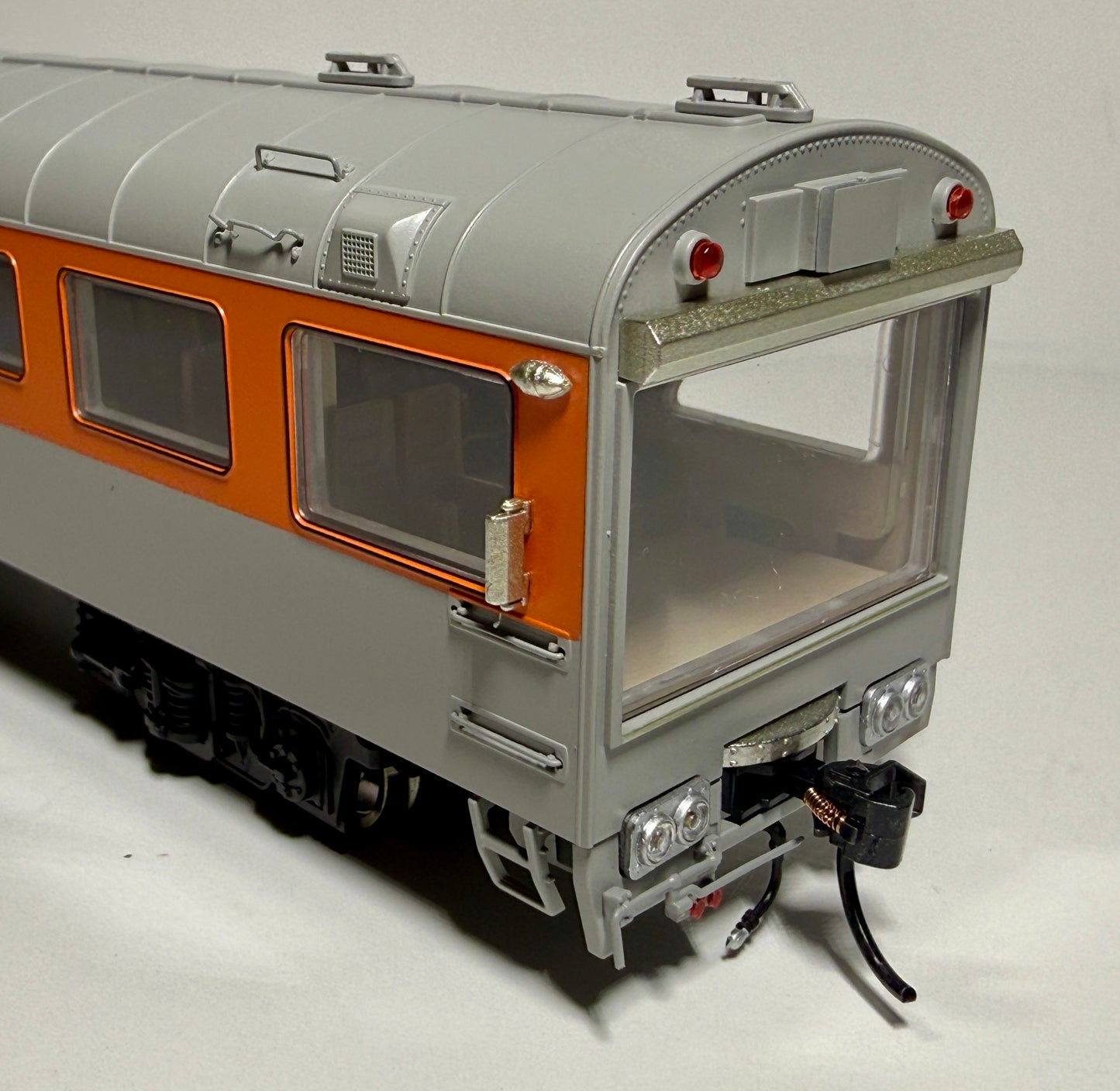 BROADWAY LIMITED TRACK INSPECTION CAR - WHEELING & LAKE ERIE #1990