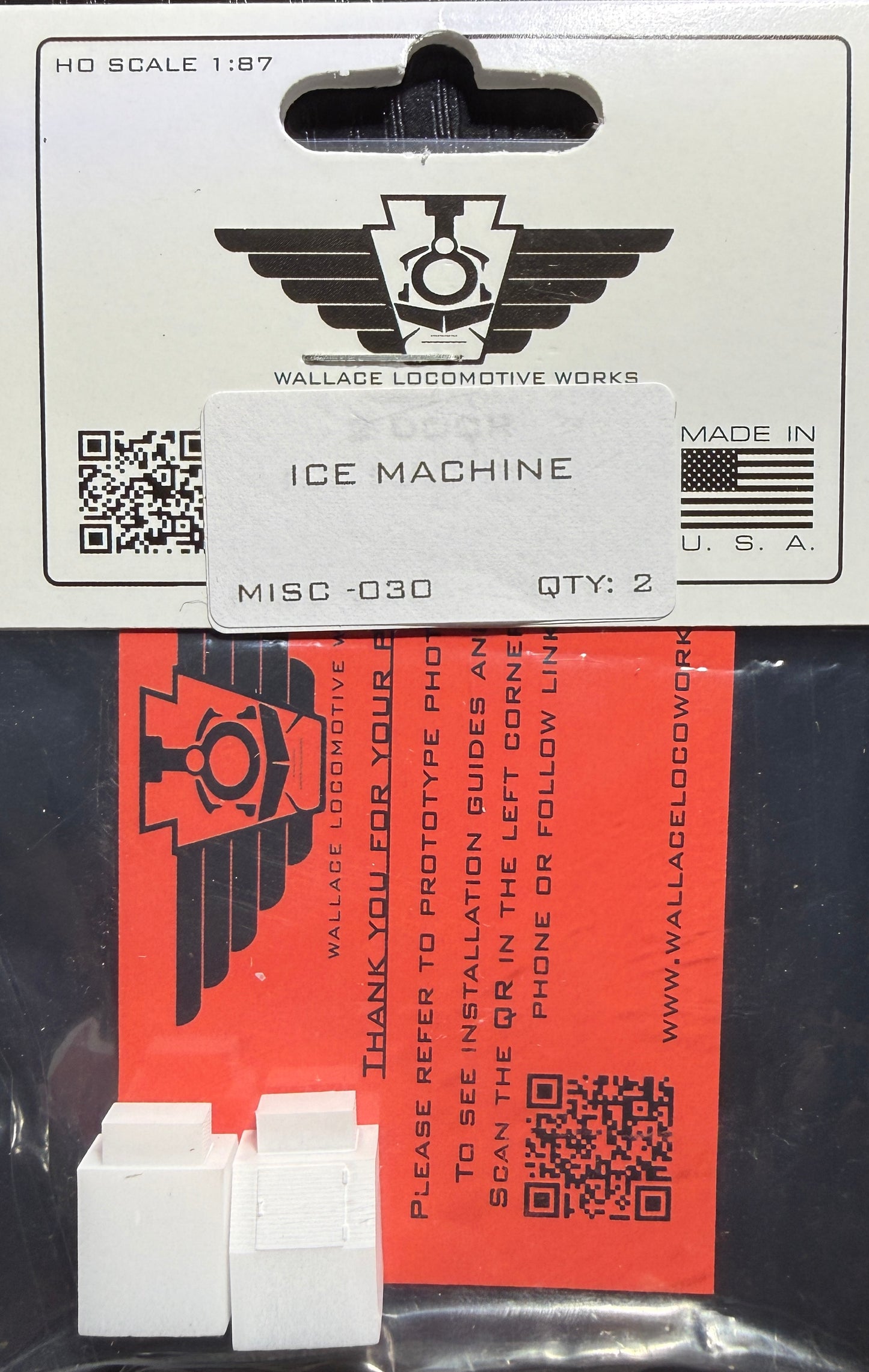 WALLACE LOCO WORKS - ICE MACHINE (2 PACK)
