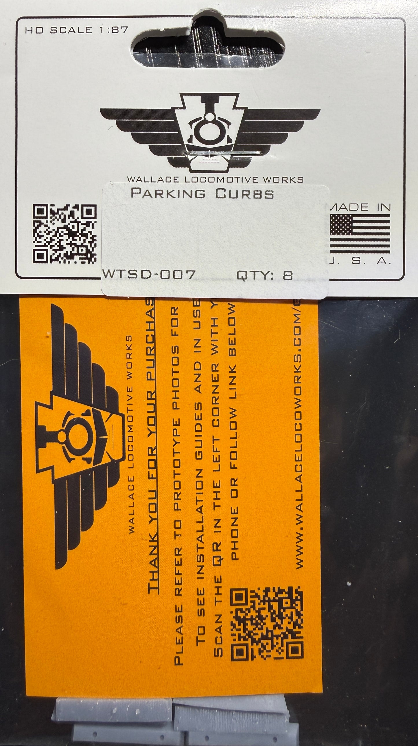 WALLACE LOCO WORKS - PARKING CURBS