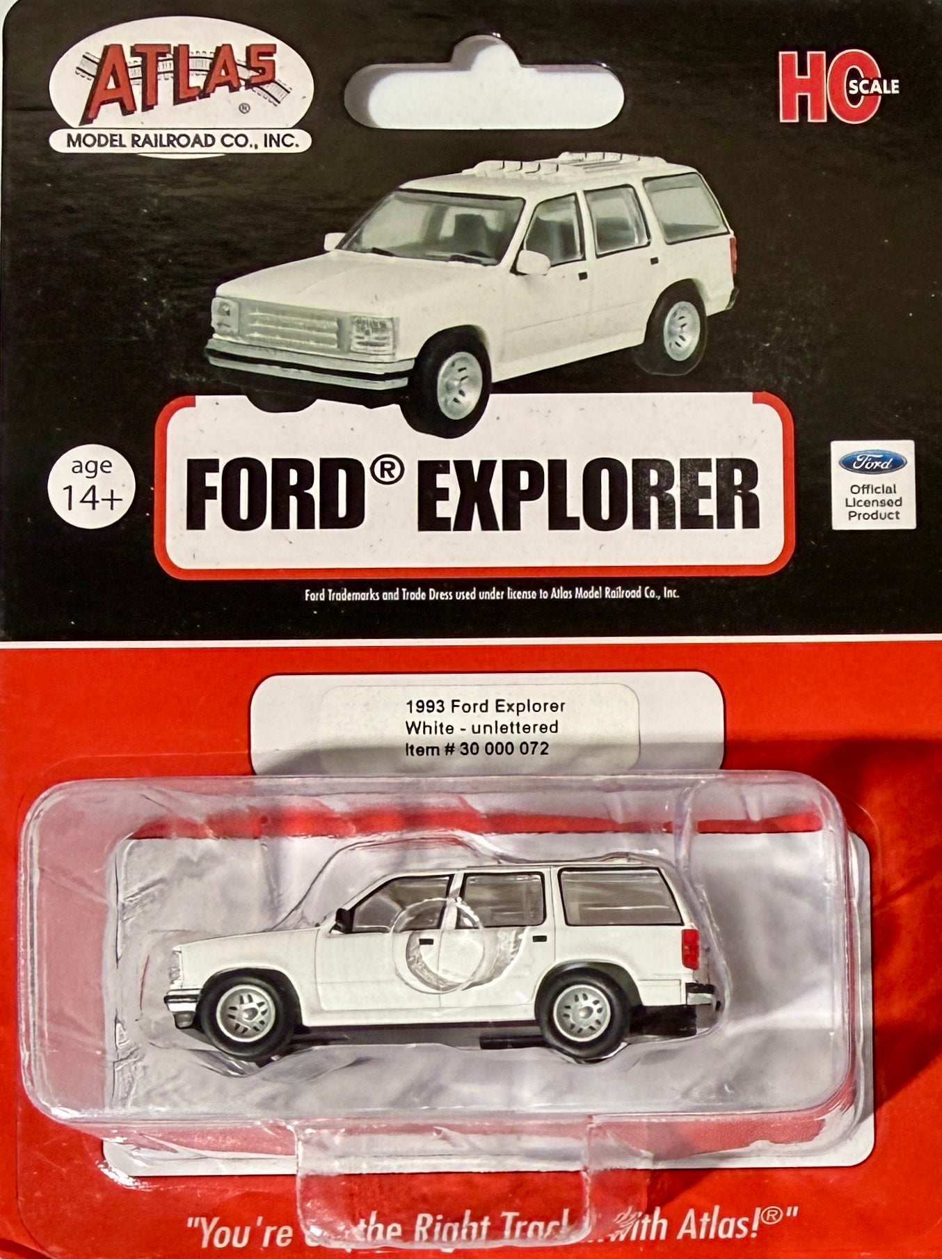 ATLAS 1993 FORD EXPLORER - WHITE UNLETTERED