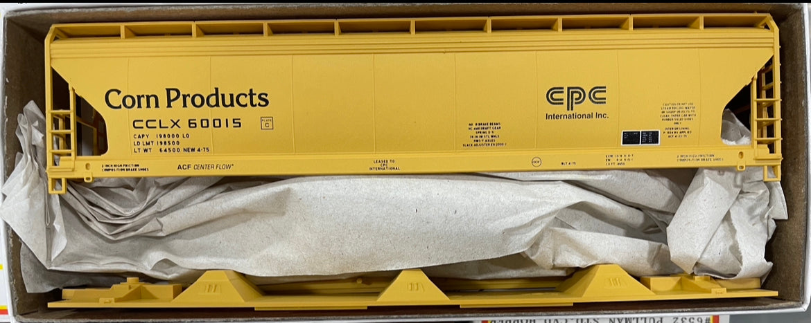 ACCURAIL ACF COVERED HOPPER KIT- CORN PRODUCTS (YELLOW)