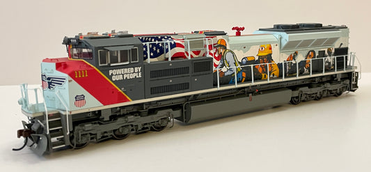 ATHEARN GENESIS SD70ACe UP 1111 "POWERED BY OUR PEOPLE" DCC READY