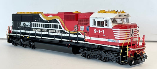 ATHEARN GENESIS SD60E 911 "HONORING FIRST RESPONDERS" DCC READY