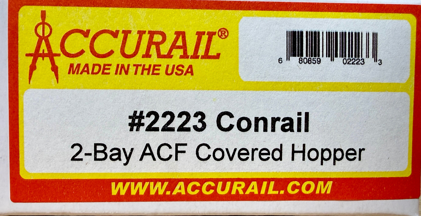 ACCURAIL ACF 2 BAY COVERED HOPPER KIT- CONRAIL