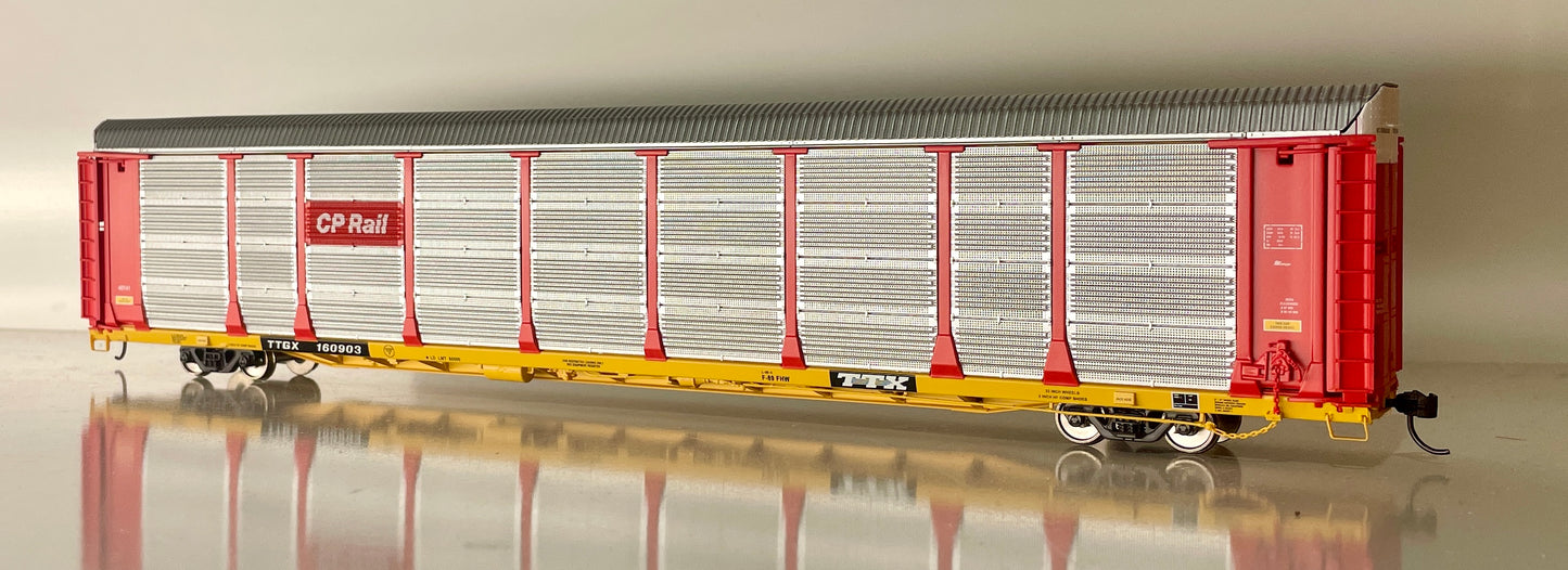 WALTHERS PROTO 89' THRALL BI-LEVEL AUTO RACK - CANADIAN PACIFIC