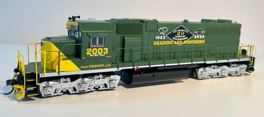 Copy of ATHEARN RTR SD38 - READING BLUE MOUNTAIN & NORTHERN  DCC READY