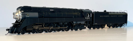 BROADWAY LIMITED SOUTHERN PACIFIC GS4 4-8-4 - CAB #4431 - IN SERVICE BLACK PAINT