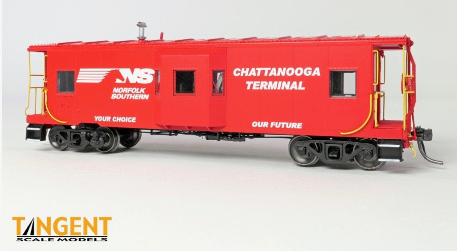 TANGENT GANTT MANUFACTURING SOUTHERN RAILWAY BAY WINDOW CABOOSE NS CHATTANOOGA TERMINAL 2008 W/ FRA LIGHTS
