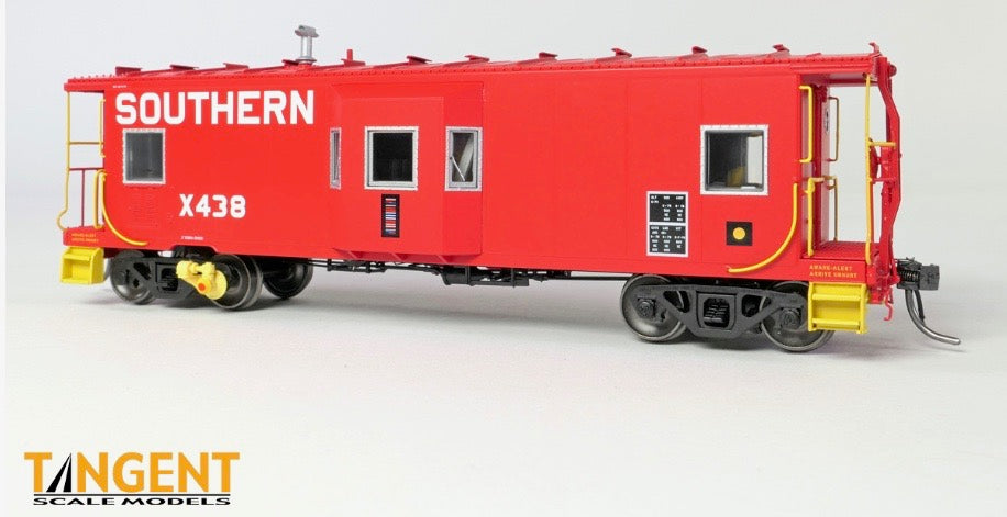 TANGENT (60611 SERIES) GANTT MANUFACTURING SOUTHERN RAILWAY BAY WINDOW CABOOSE ROAD SERVICE 1976 REPAINT 1979+ ERA WITH FRA LIGHTS