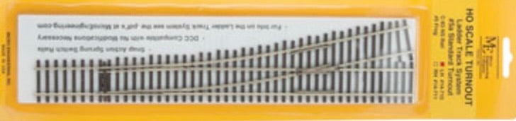 MICRO-ENGINEERING LADDER TRACK SYSTEM #5a LEFT STANDARD TURNOUT