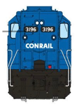 RAPIDO GP40 DC/DCC/LOK SOUND - CONRAIL