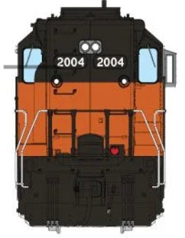 RAPIDO GP40 DC/DCC/LOK SOUND - MILWAUKEE ROAD