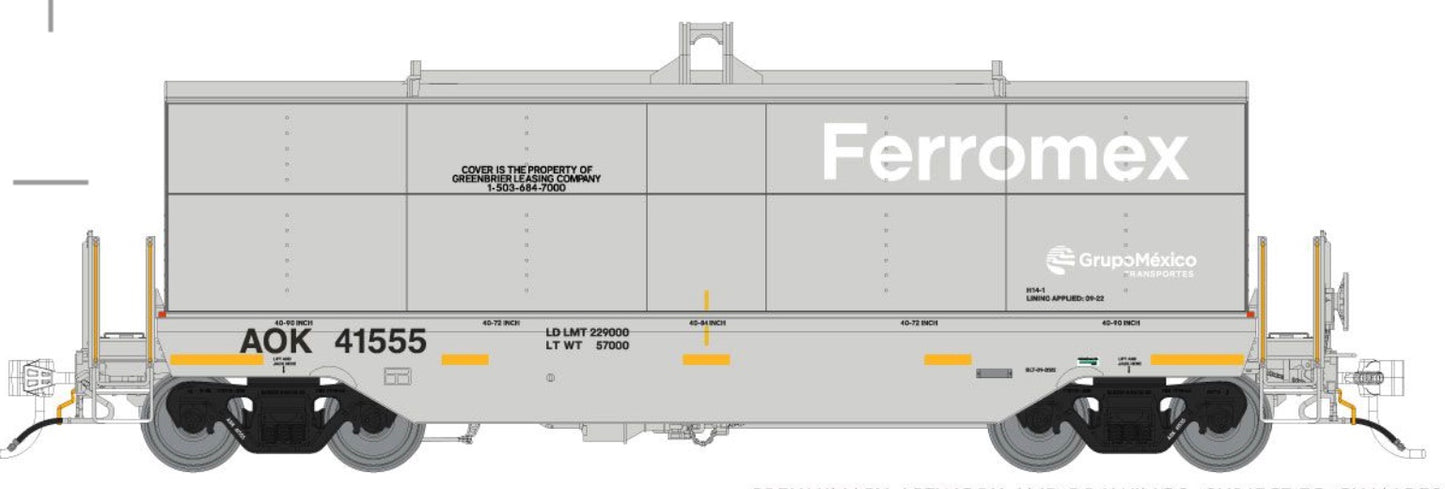 RAPIDO GREENBRIER TRANSVERSE COIL CAR - FERROMEX