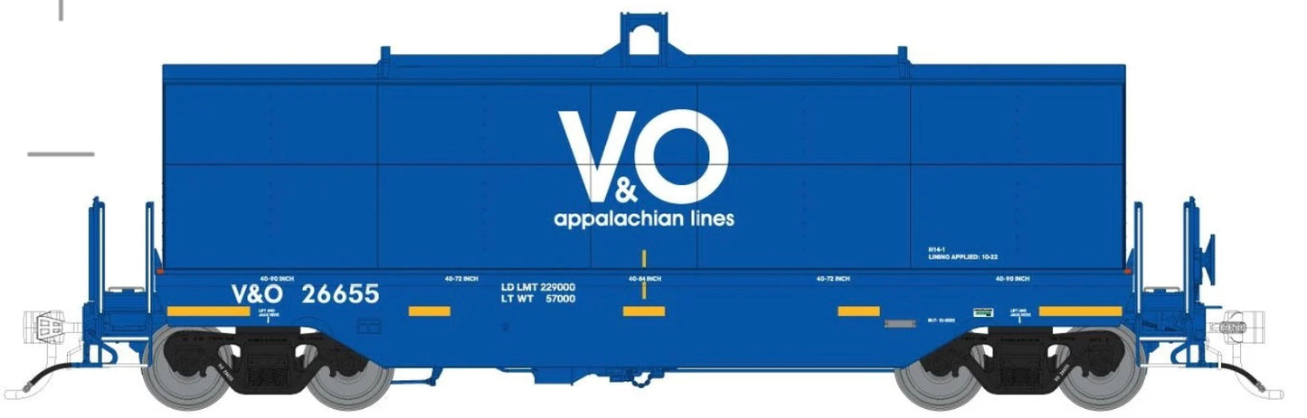 RAPIDO/HOME SHOPS GREENBRIER TRANSVERSE COIL CAR - VIRGINIAN & OHIO
