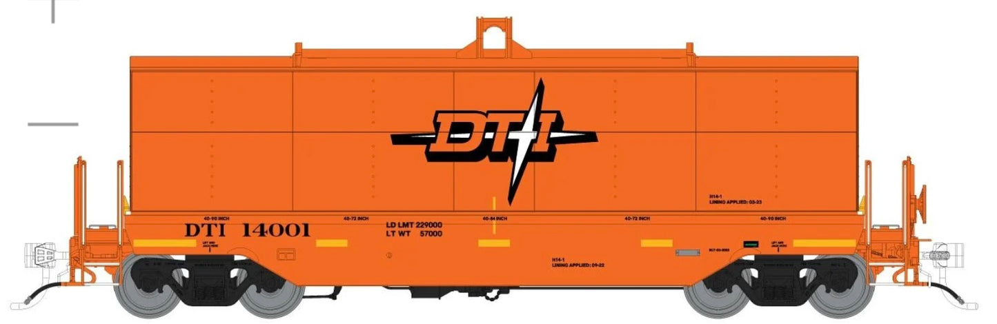 RAPIDO/HOME SHOPS GREENBRIER TRANSVERSE COIL CAR - DT&I DETROIT TOLEDO & IRONTON