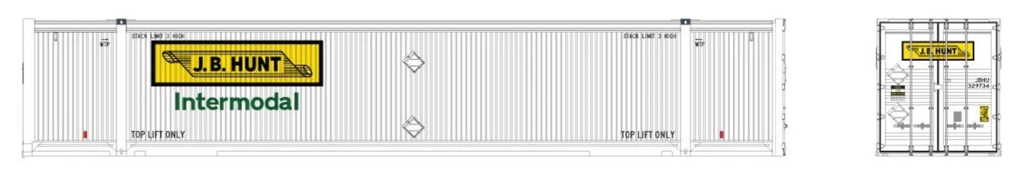 RAPIDO 53' REINFORCED OUTSIDE BRACED CONTAINER 2 PACK - JB HUNT