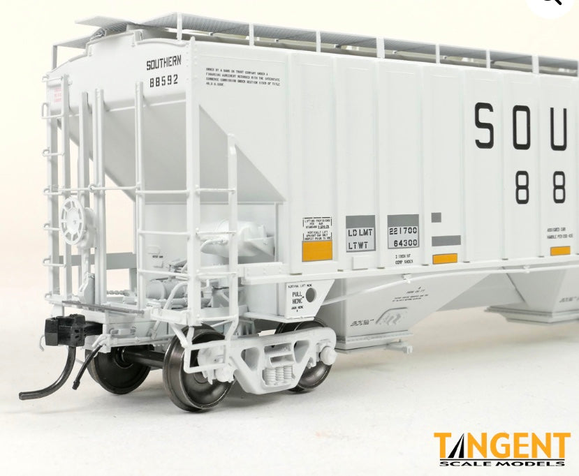 TANGENT 4750 CUFT HOPPER - SOUTHERN DELIVERY GRAY 1981 W/ CONSPIUITY STRIPES