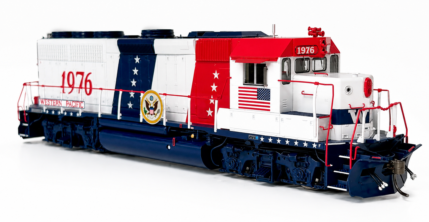 RAPIDO LIMITED EDITION WESTERN PACIFIC GP40 BICENTENIAL SET
