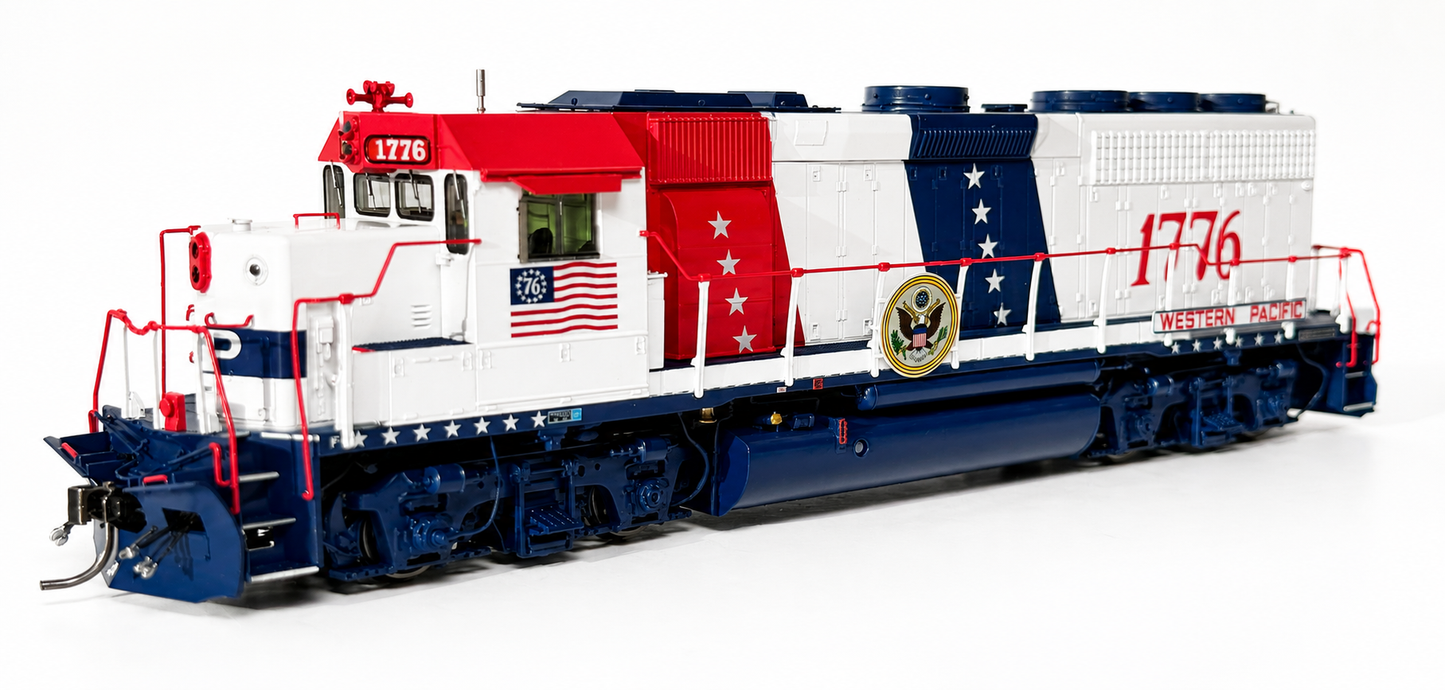 RAPIDO LIMITED EDITION WESTERN PACIFIC GP40 BICENTENIAL SET