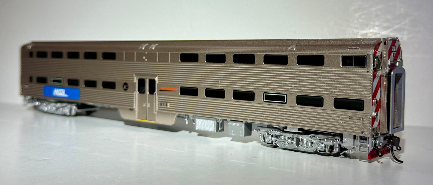 RAPIDO BUDD GALLERY COMMUTER CARS - METRA BNSF RAILWAY SET W/CAB CAR
