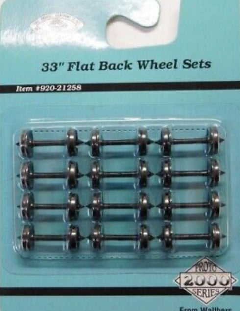 PROTO 2000 33” METAL WHEELSETS (12 PACK)