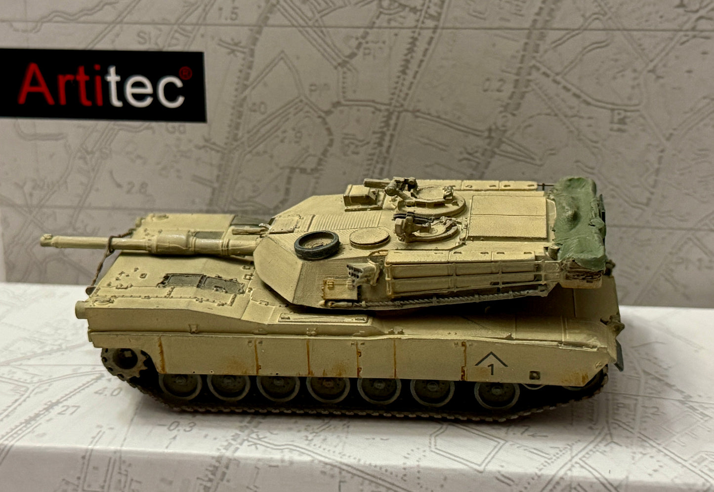 ARTITEC US ARMY DESERT STORM M1A1 ABRAMS (FLAT CAR LOAD)