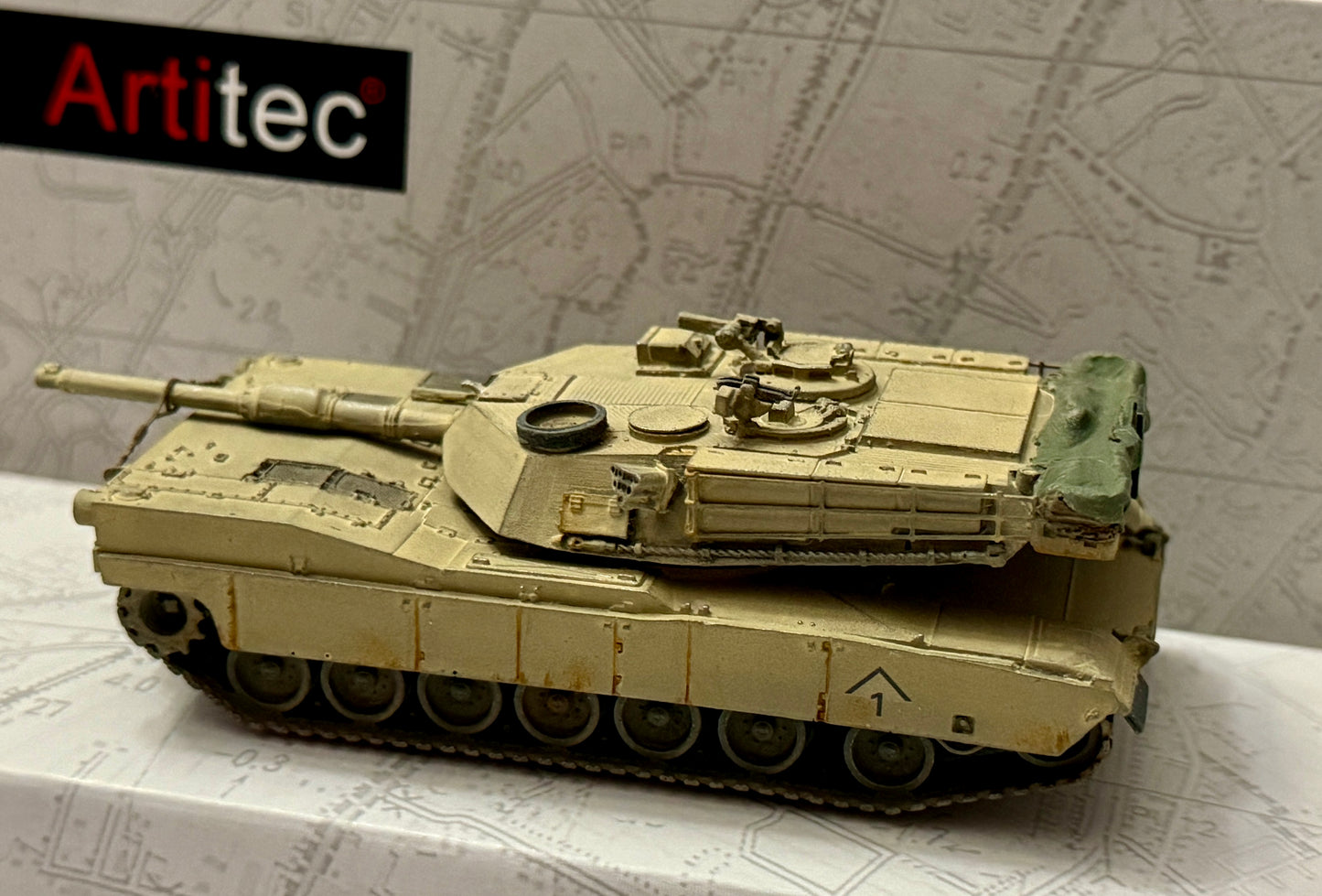 ARTITEC US ARMY DESERT STORM M1A1 ABRAMS (FLAT CAR LOAD)