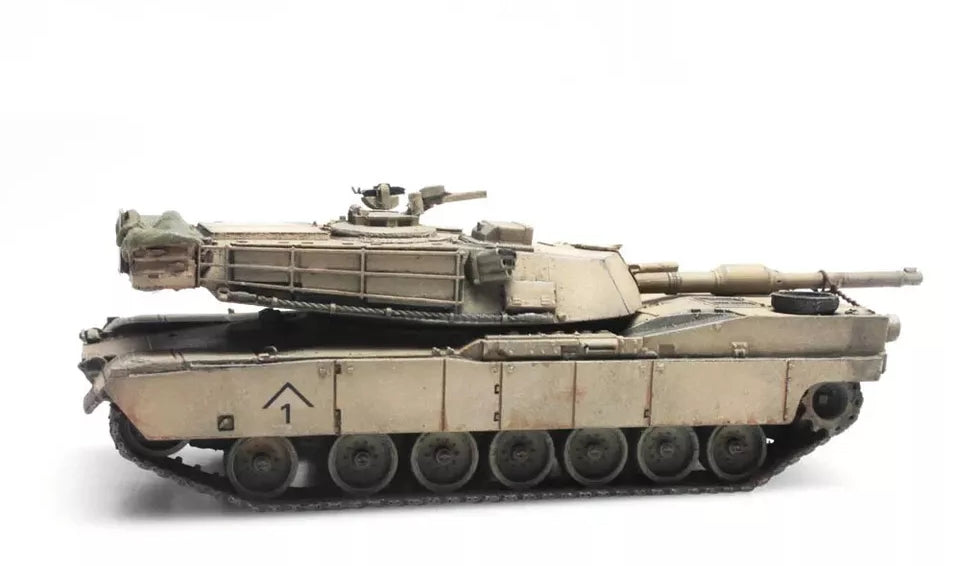 ARTITEC US ARMY DESERT STORM M1A1 ABRAMS (FLAT CAR LOAD)