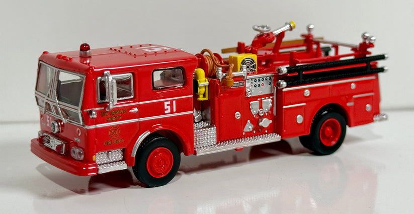 ICONIC REPLICAS ENGINE 51 LA COUNTY FD 1973 WARD LAFRANCE AMBASSADOR P ...