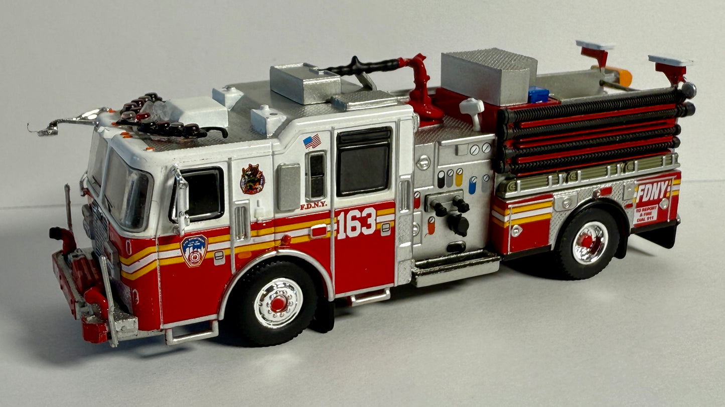 BREKINA PCX87 KME FDNY ENGINE 163 - STATEN ISLAND WESTERLEIGH